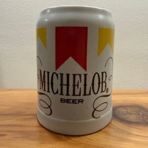 Vintage 80s Michelob Ceramarte Ceramic Stonewear Beer Mug Stein